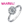 AAA Cubic Zircon 925 Sterling Silver Rings For Women Wedding Engagement Jewelry Fashion Promise Ring Accessory Ringen