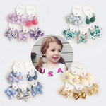 Load image into Gallery viewer, 10Pcs/Lot Sweet Hair Band Girls Hair Ties Bows Elastic Rubber Band Flower Small Dot Ball Scrunchies Baby Kids Hair Accessories
