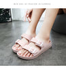 New Sandals Mute Shoes Slope Thick Platform Comfortable Buckle Fashion Women Shoes Beach Travel Slides Shoes Female 2023