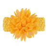 10pcs/lot Baby Girls Headband Toddlers Kids Infants Crochet Weave Hairband Chiffon Flowers Headbands Children Hair Accessories