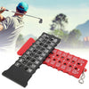 2pcs 18 Hole Golf Score Counter Scoreboard Training Practice Competition Accessory Black Red