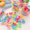 100Pcs Kids Elastic Hair Bands Girls Rubber Band For Children Sweets Scrunchie Hair Ties Clips Headband Baby Hair Accessories