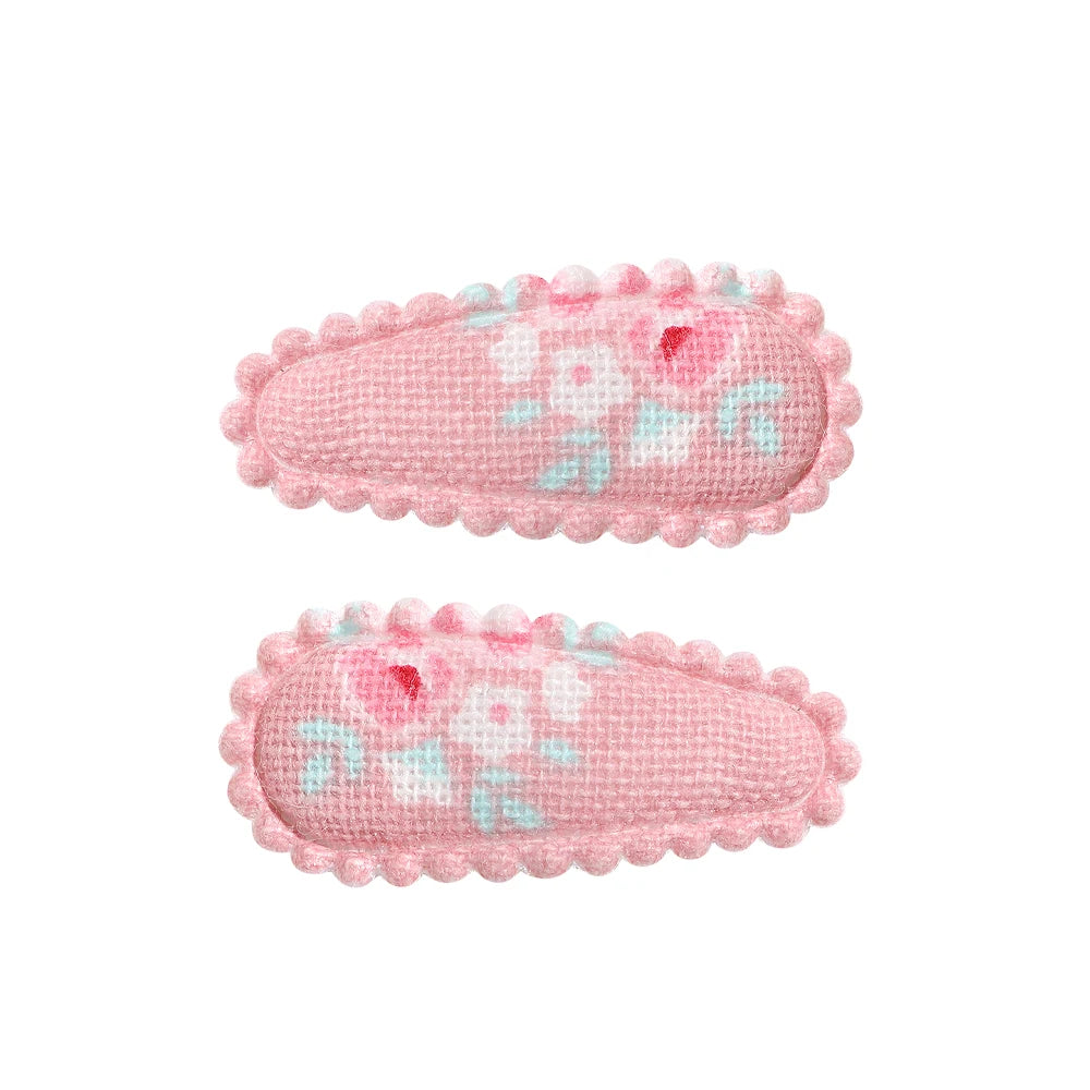 6Pcs Kids Mini Print Waterdrop Shape BB Hair Clip Cute Hair Accessories Hairpin Side Girls Hairgrip Barrette Children Headwear