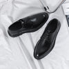 New Classic Mens Oxford Dress Shoes Black Gray Brown Genuine Leather Calfskin Men's Shoes Handmade Lace Up Formal Wedding Shoes