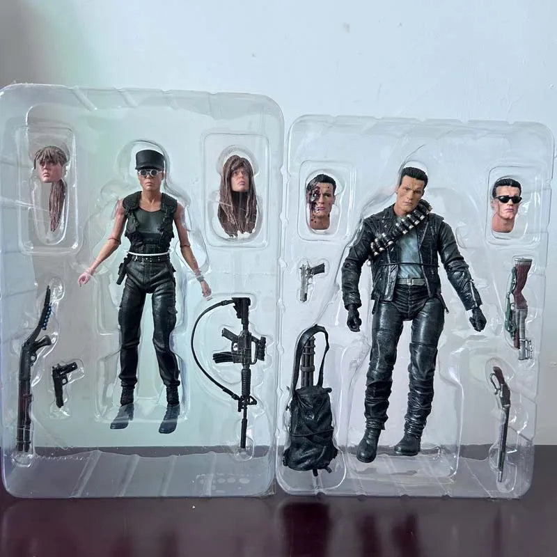 NECA Terminator 2 Judgment Day T-800 Sarah Connor Arnold Schwarzenegger Action Figure Model Toys Collection Birthday Giift