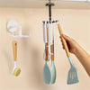 1pcs Universal Kitchen Hook Multi-Purpose 360 Degrees Rotatable Rack Organizer Spoon Storage Hanger Home Kitchen Accessories