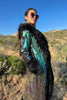 New Women's Faux Fur Coat Sequin Patchwork Coat Reflective And Color-Changing Autumn Winter Windproof Warm Coat
