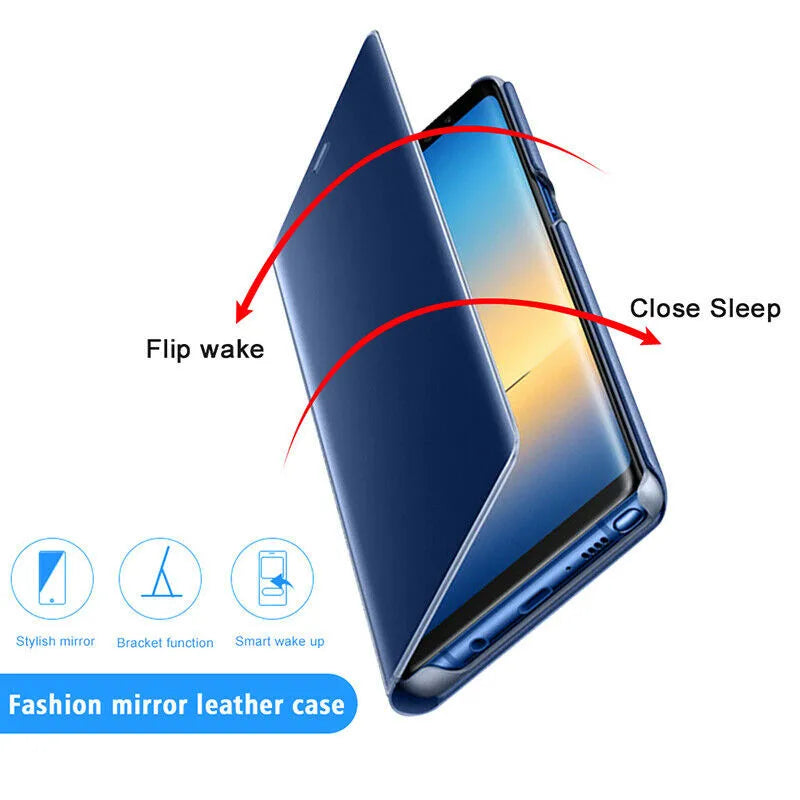 RedmiNote 13 Pro Plus 5G Case Book Stand Coque For Xiaomi Redmi Note 13 Pro+ Note 12R Cover smart mirror Mobile Phone Case