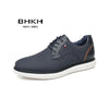 2024 Spring/Summer New Men Shoes Comfy Luxury Brand Men Casual Shoes Lace Up Business Style Dress Shoes BHKH Men Shoes