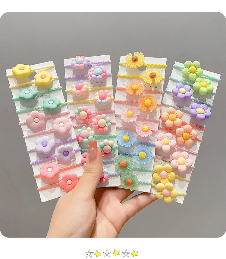 Hair Accessories Girls Bands Bandeau Cheveux Scrunchies Elastique Fille Kids Korean Haarband Rubber Baby Tie Animal Band Cute