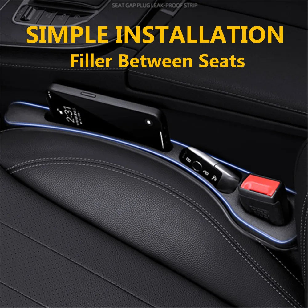 2X Car Seat Gap Filler Between Seats Crevice Decoration Interior Accessories For AUDI A6 C8 A4 B9 A3 8V A5 A7 4H A8 A1 GB A2 TT