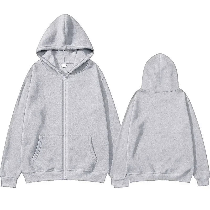 Men and Women Comfortable and Breathable Sports Clothes 2024 Popular Arrival Casual Hooded Zipper Sweatshirts for