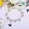 Korean trend 925 Sterling Silver charms beads bracelets neckalce for women fashion Party wedding accessories jewelry sets