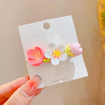 Load image into Gallery viewer, Small Flowers Hair Clips Baby Girls Cute Hair Accessories Children Hair Grips Kids Hair Wear Barrettes Toddler Hairpins Headwear
