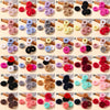 5Pcs/lot New Elastic Hair Band Hair Tie for Girl Plush Color Matching Hair Rope Children's Ponytail Support Headwear Accessories