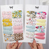 6/10Pcs Fashion Print Hairclips with Paper Jam Girl Waterdrop Broken Hair BB Clip Handmade Hairpin Headwear Kid Hair Accessories