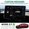 Tesla Model 3 Y Silicone Screen Frame Display Edge Protector Central Control Protective Cover Car 2023 2022 2021 2020 Accessores