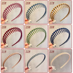 Load image into Gallery viewer, Korean Basic Head Band Girls Comb Hair Pin Frosted Hair Hoop Children Headwear Girls Kids Women Hair Accessories
