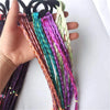 1pcs New Simple Kid Elastic Hair Band Rubber Hair Accessories Kids Wig Headband Girls Twist Braid Rope Headdress Child Gift