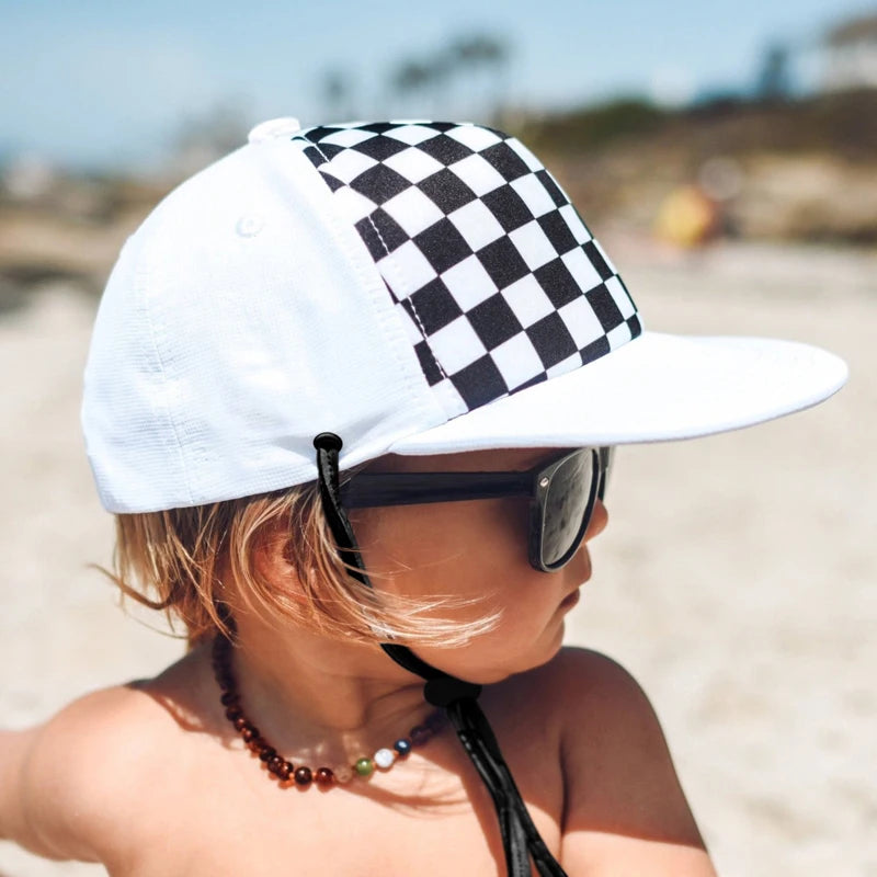 Summer Baby Cap Quick-dry Beach Kids Sun Hats for Girls Boys Accessories Adjustable Snapback Hat Children Baseball Caps 6M-10Y