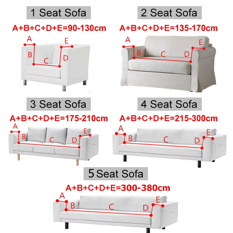 Jacquard Sofa Cover Stretch Couch Cover Sectional L Shape Sofa Slipcover Cheap Corner  Armchair Sofa Cover For Living Room Home