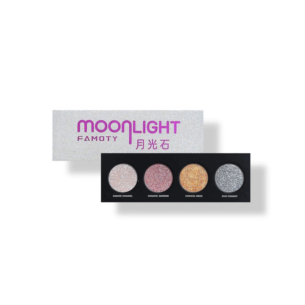 Fine Flash Four Color Eyeshadow Beauty Milky Way Broken Diamond Burst Eyeshadow Tray monochrome glitter Pearl makeup