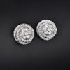 Fancy Cubic Zirconia Stud Earrings Women Delicate Design Fashion Versatile Ear Jewelry Luxury Wedding Party Accessories E8082