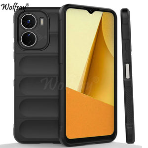 Shockproof Phone Case For Vivo Y16 Case Bumper Anti-knock Silicone Full Cover For Vivo Y16 Case For Vivo Y16 Y35 Y22S Y77 V25E