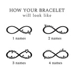 Load image into Gallery viewer, Custom Name Necklace Personalized   Gold Silver Stainless Steel  Infinity Pendant Friendship Necklace Jewelry Best Friend Gift
