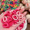 Women Girls Colorful Nylon Elastic Hair Bands Ponytail Hold Small Hair Tie Rubber Bands Scrunchie Fashion Kids Hair Accessories