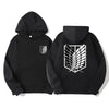 Attack on Titan Men's Hoodie Anime Hoodies Men Women Streetwear Pullover Harajuku Shingeki no Kyojin Hoodies Sweatshirt Clothes