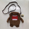 Domo Kun Plush Small Shoulder Messenger Bag Mini Crossbody Bags for Women Kids Boys Girls Kawaii Cute Phone Bag