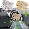 Bling Aroma Vent Clip Auto Interior Decor Fragrance Smell Perfume Air Freshener Car Ornaments Diamond Elephant Car Accessories