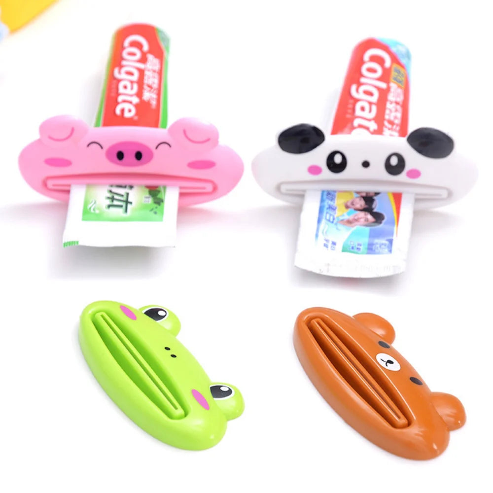 Cartoon Toothpaste Squeezer Useful Home Bathroom Decoration Kitchen Accessories Bathroom Multifunction Tools Kitchen Gadget