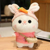 Soft Rabbit Lalafanfan Rabbit Cafe Girl Plush Toy Cute 30cm Kawaii Lalafanfan Doll Wearing Glasses Wearing Clothes Toys Gift