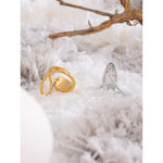 Load image into Gallery viewer, Yhpup Creative 316L Stainless Steel Geometric Fashion Open Adjustable Ring 18K PVD Plated New Daily Chic High Quality Jewelry
