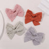 2Pcs/Set Sweet Flower Print Bowknot Hair Clips For Cute Baby Girls Cotton Bows Hairpins Barrettes Headwear Kids Hair Accessories