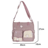 Waterproof Canvas Women Handbags Shoulder Bag Nylon Ladies Messenger Bag Oxford Crossbody Bags Tote Book Bags for Girls Satchels