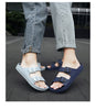 New Sandals Mute Shoes Slope Thick Platform Comfortable Buckle Fashion Women Shoes Beach Travel Slides Shoes Female 2023