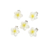 AWAYTR 5Pcs/Set Sweet Plumeria Hairpin Hair Clips For Kids Girls Flower Hairpins Mini Hair Clips Duckbill Clip Hair Accessories