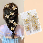 Load image into Gallery viewer, 5PCS Sweet Stereoscopic Color Gradient Cute Baby Hairpins Kids Hair Clips Children Headwear Princess Barrette Girls Accessories
