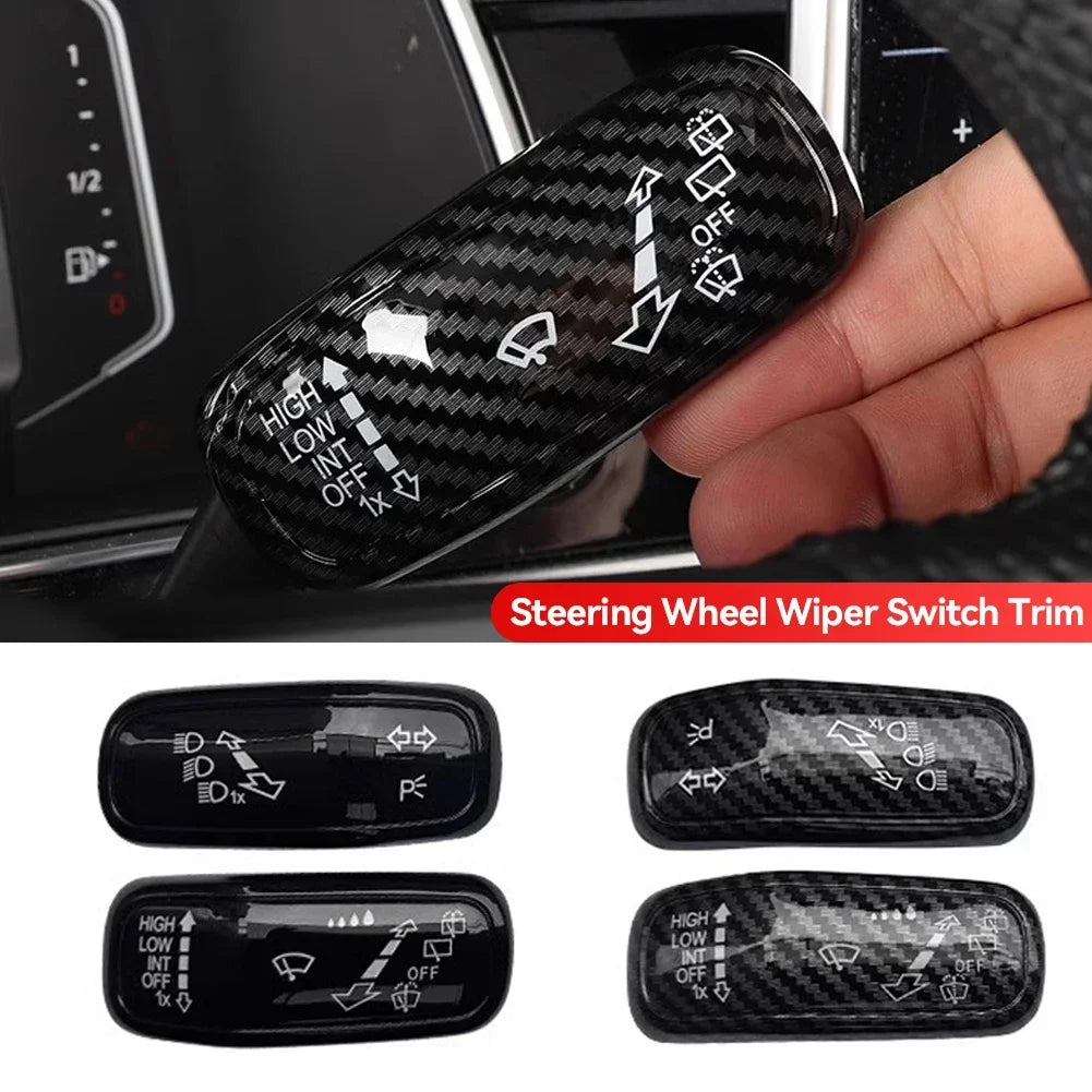 For VW Golf 7 7.5 MK7 Golf 8 MK8 Tiguan L Accessories Interior Steering Wheel Headlight Switch Control Cover Wiper Switch Trim