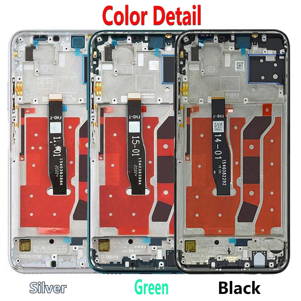 Original 6.4" Touch Screen For Huawei Nova7i  Full With Frame Lcd Display Digitizer Assembly Replacement Repair Parts