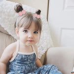 Load image into Gallery viewer, 5pcs/lot Girls Double Plush Ball Hair Ropes Set For Kids Solid Color Scrunchies Elastic Hair Bands Hair Accessories Wholesale
