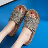 Rimocy Leopard Thick Platform Slippers for Women Home Couple Soft Sole Slide Sandals Woman 2023 Summer Beach Flip Flops 34-45