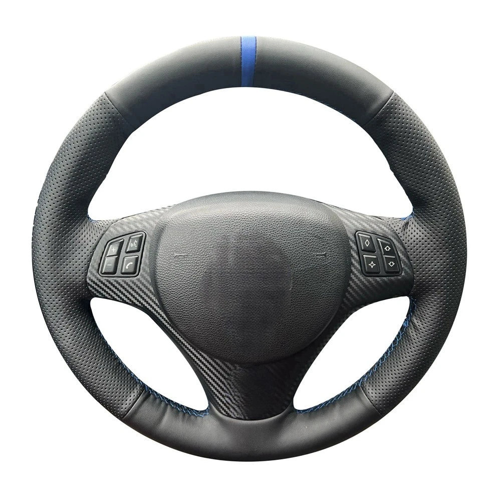 Customized Braid Car Steering Wheel Cover Anti-Slip Leather For BMW E87 E81 E82 E88 M Sport M3 E90 E91 E92 E93 Car Accessories