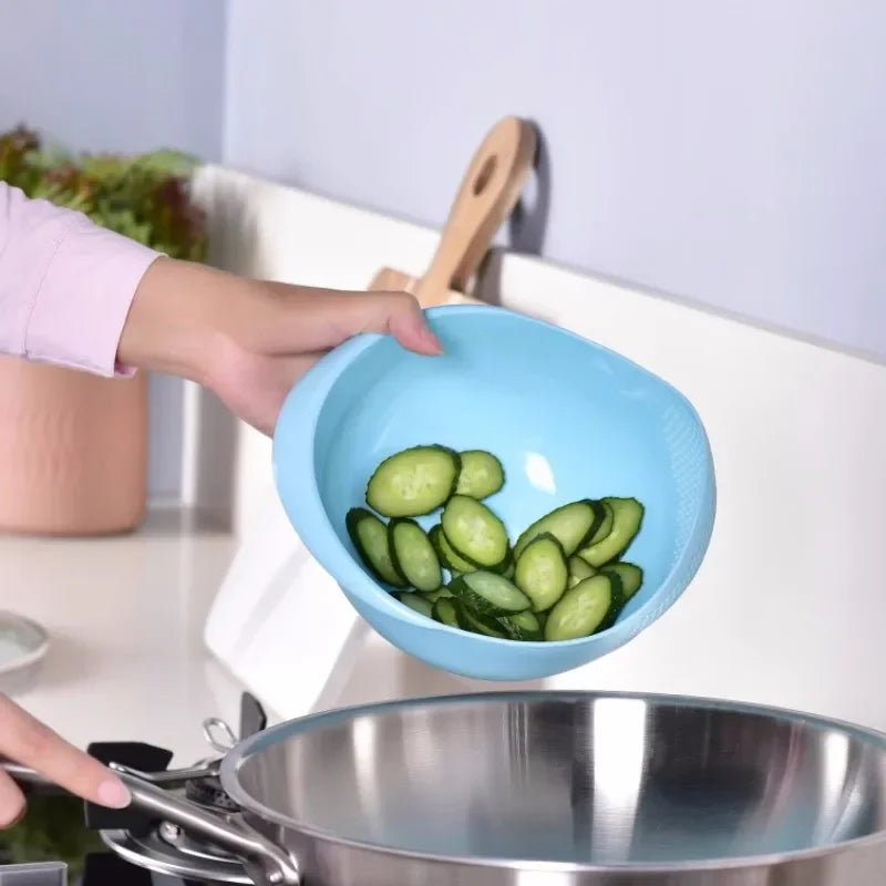 Rice Drain Basket Kitchen Items Fruit and Vegetable Draining Sieve Small Tools Multipurpose Device Baskets Drainer Gadgets Bar