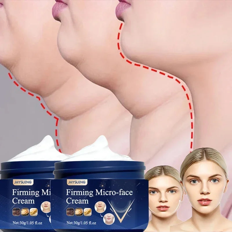 Slimming Cream V-shaped Lifting Firming Facial Slimming Fat Removing Double Chin Massage Facial Fat Burning Beauty Health Care