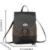 Travel Backpack for Women Mini Cute Purse and Shoulder Bag PU Leather