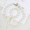 Children Imitation Pearl Jewelry Baby Girl Jewelry Set Necklace Bracelet Suit